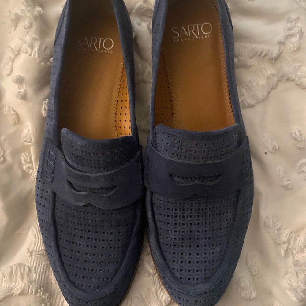 Franco Sarto Navy Loafer